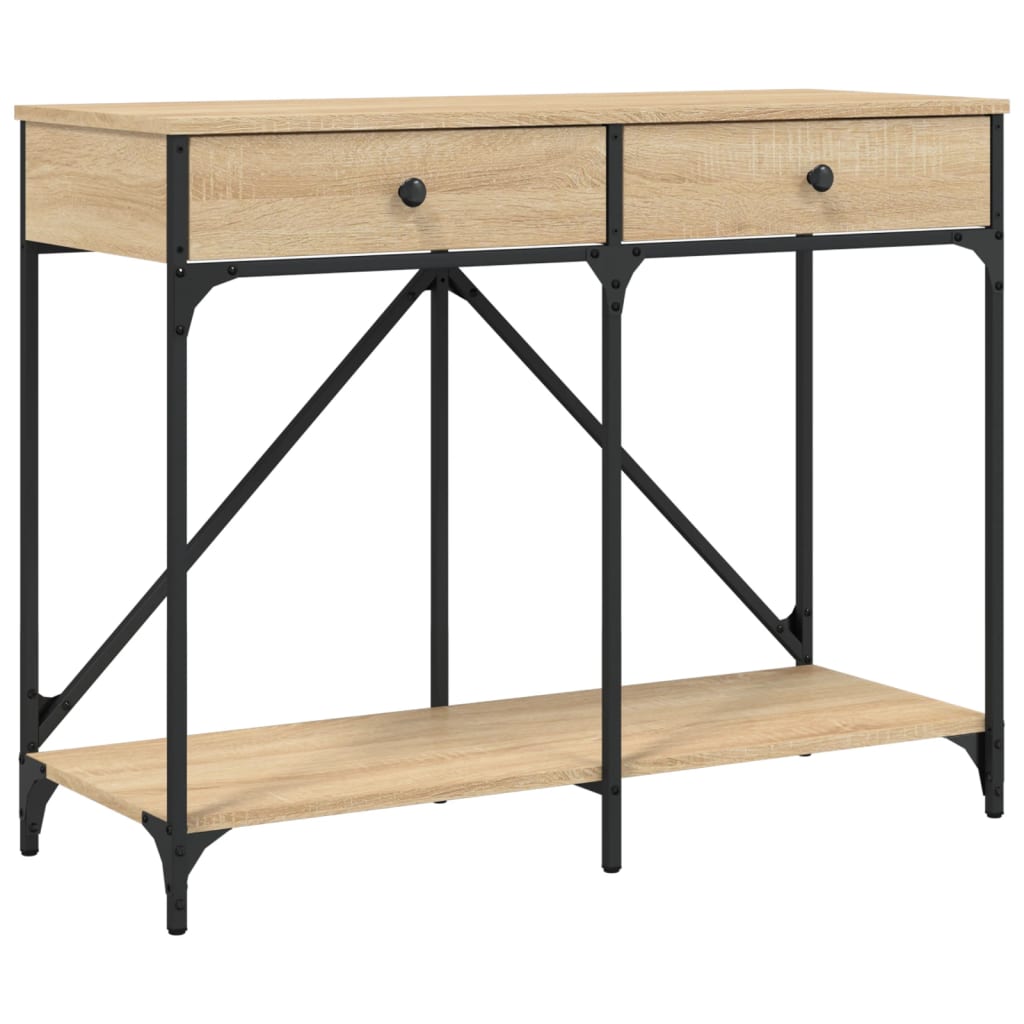 Wandtafel 100X39X78,5 Cm Bewerkt Hout Sonoma Eikenkleurig