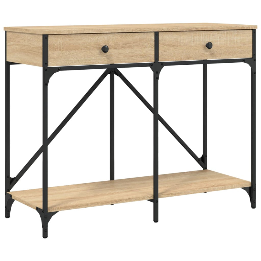 Wandtafel 100X39X78,5 Cm Bewerkt Hout Sonoma Eikenkleurig