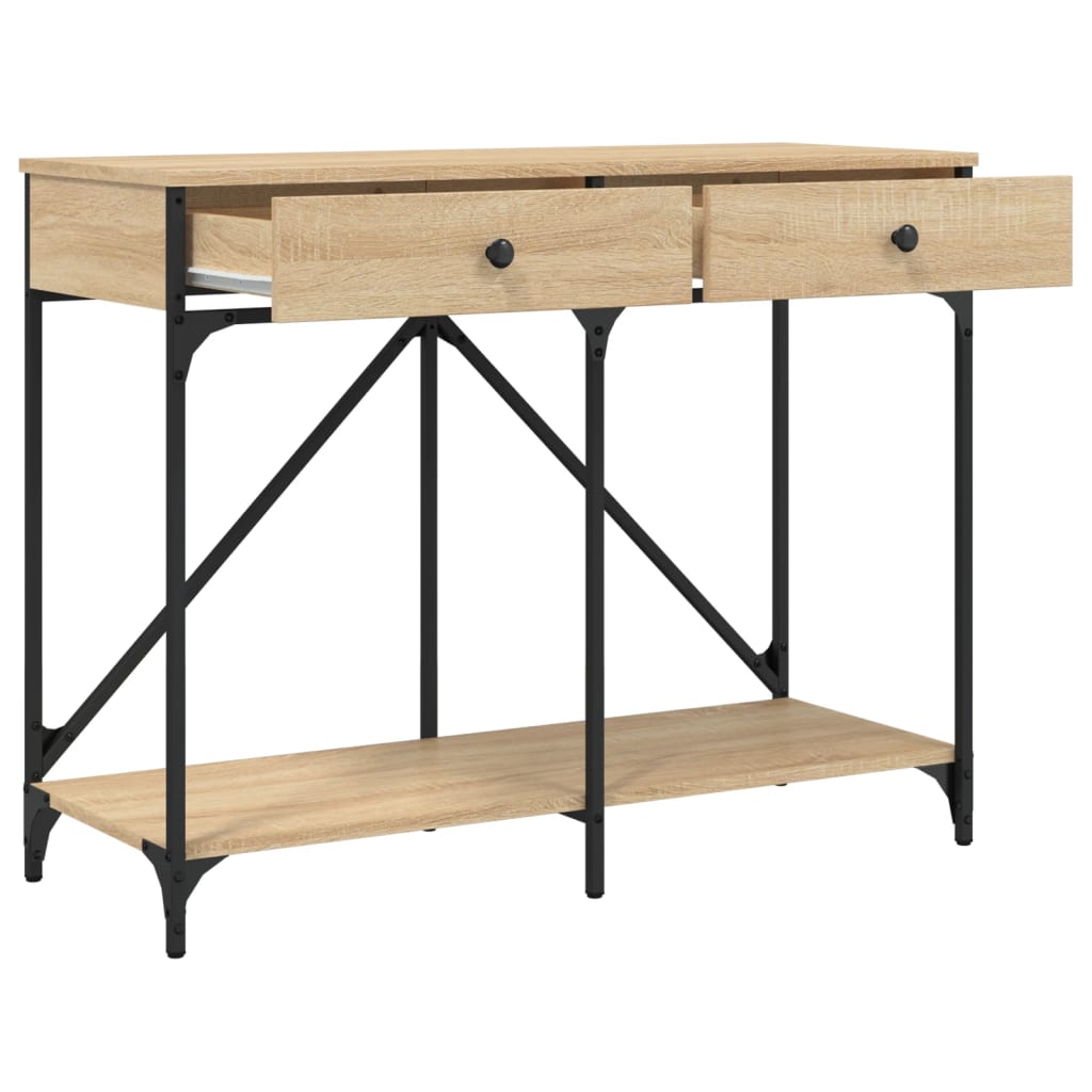 Wandtafel 100X39X78,5 Cm Bewerkt Hout Sonoma Eikenkleurig