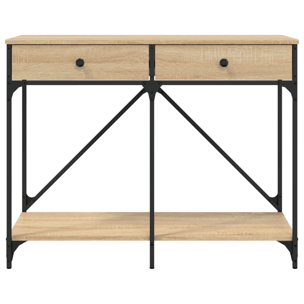 Wandtafel 100X39X78,5 Cm Bewerkt Hout Sonoma Eikenkleurig
