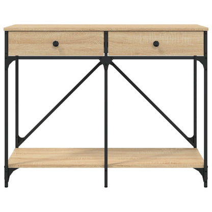 Wandtafel 100X39X78,5 Cm Bewerkt Hout Sonoma Eikenkleurig