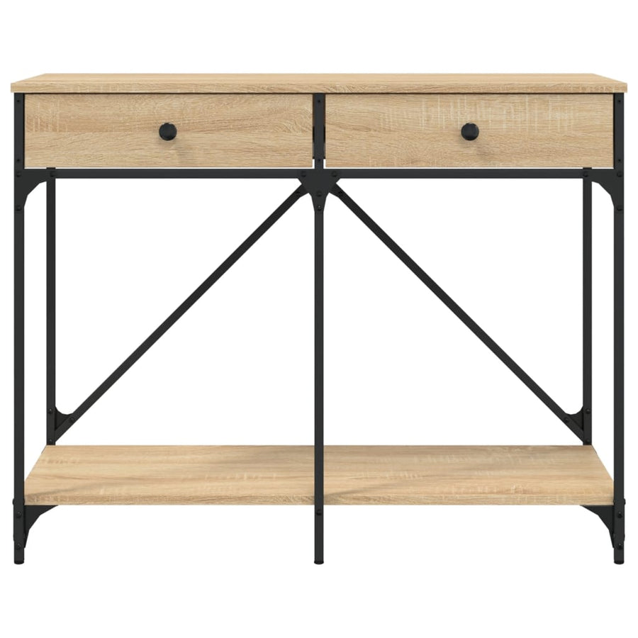 Wandtafel 100X39X78,5 Cm Bewerkt Hout Sonoma Eikenkleurig