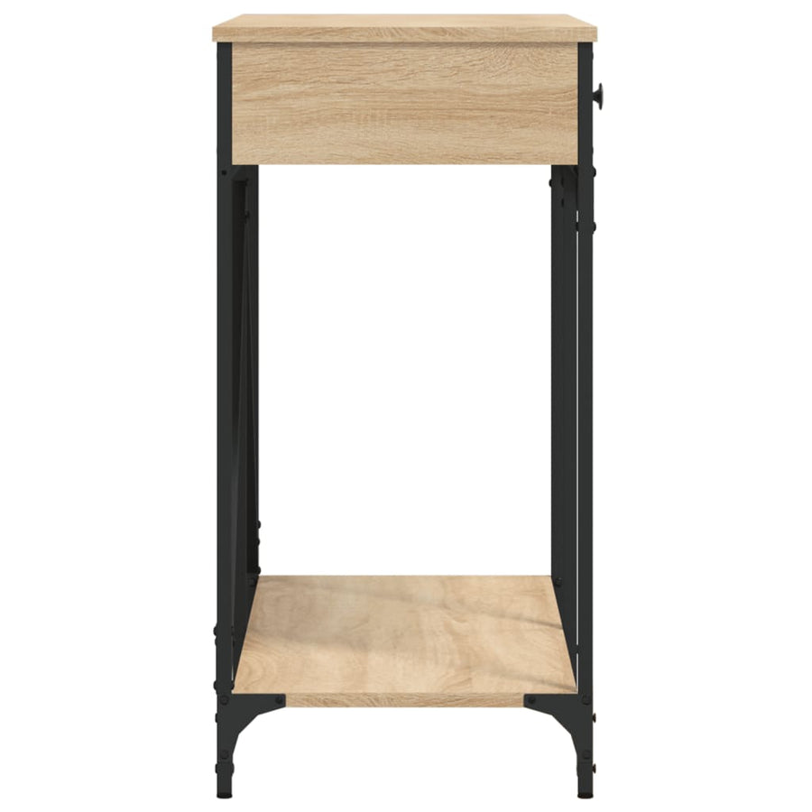 Wandtafel 100X39X78,5 Cm Bewerkt Hout Sonoma Eikenkleurig