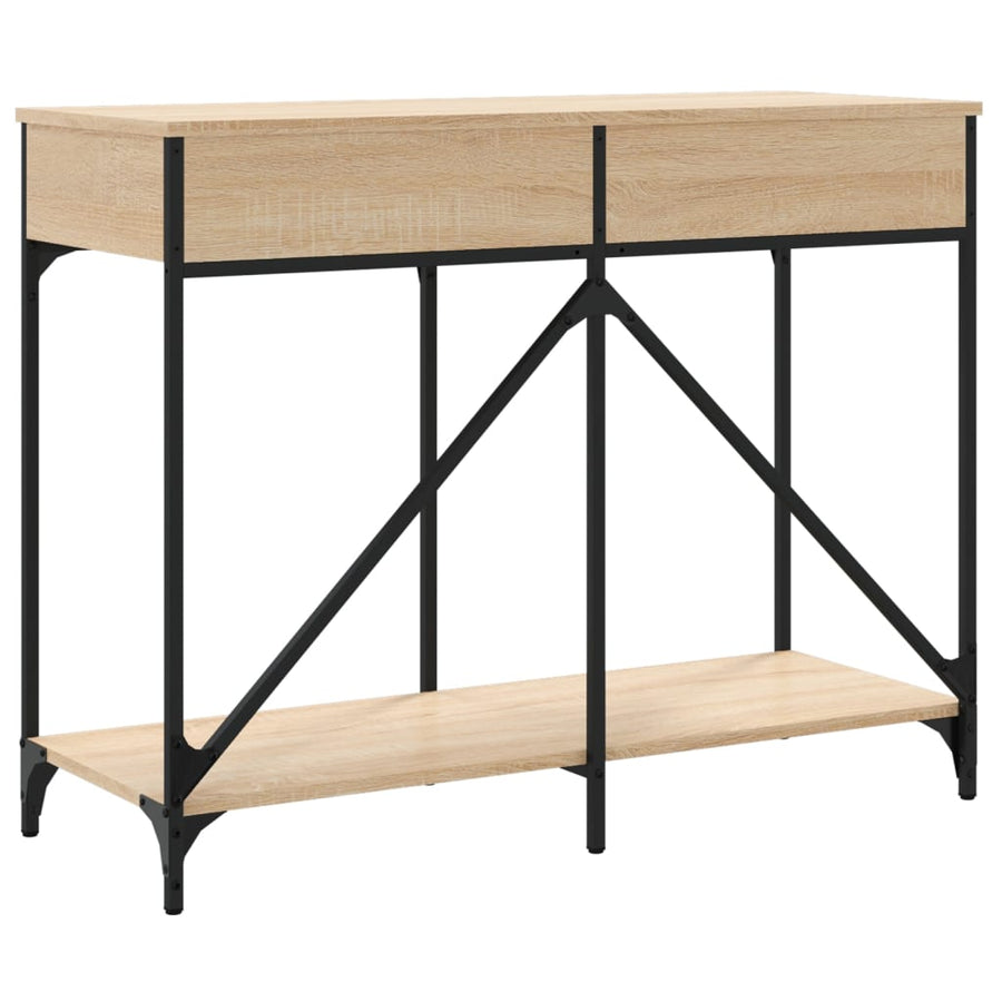 Wandtafel 100X39X78,5 Cm Bewerkt Hout Sonoma Eikenkleurig
