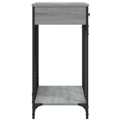 Wandtafel 100X39X78,5 Cm Bewerkt Hout Grijs Sonoma Eikenkleurig