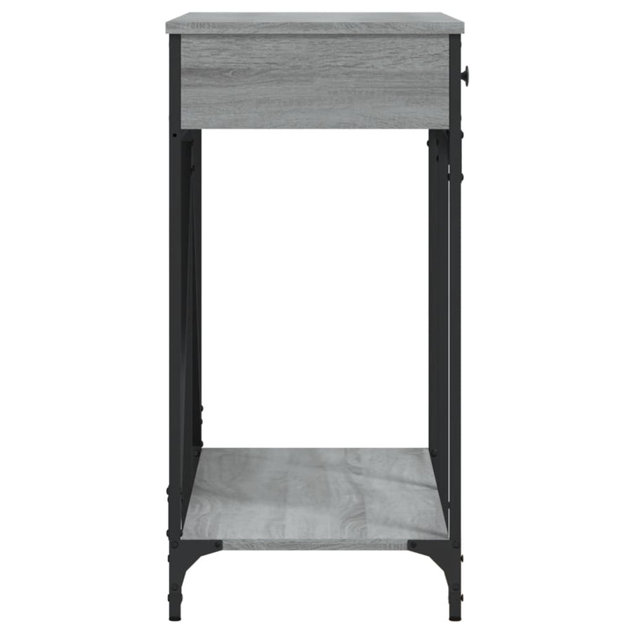 Wandtafel 100X39X78,5 Cm Bewerkt Hout Grijs Sonoma Eikenkleurig