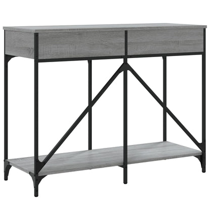 Wandtafel 100X39X78,5 Cm Bewerkt Hout Grijs Sonoma Eikenkleurig
