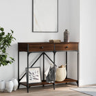 Wandtafel 100x39x78,5 cm bewerkt hout bruin