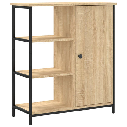 Dressoir 70X30X80 Cm Bewerkt Hout Sonoma Eikenkleurig