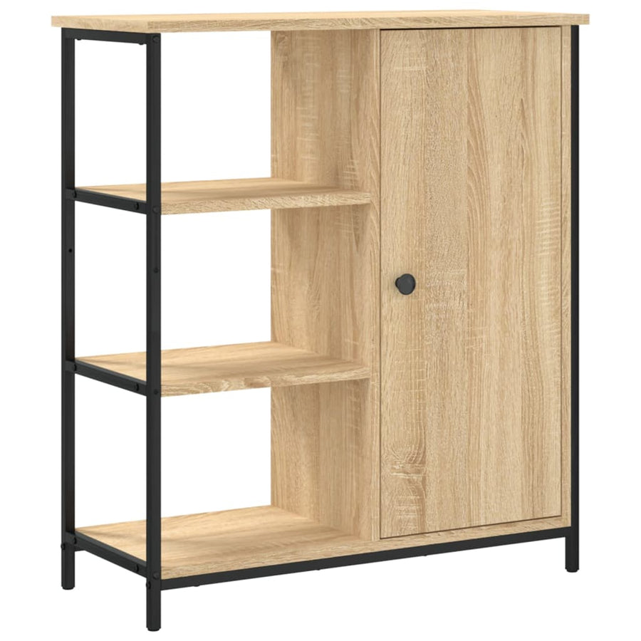 Dressoir 70X30X80 Cm Bewerkt Hout Sonoma Eikenkleurig