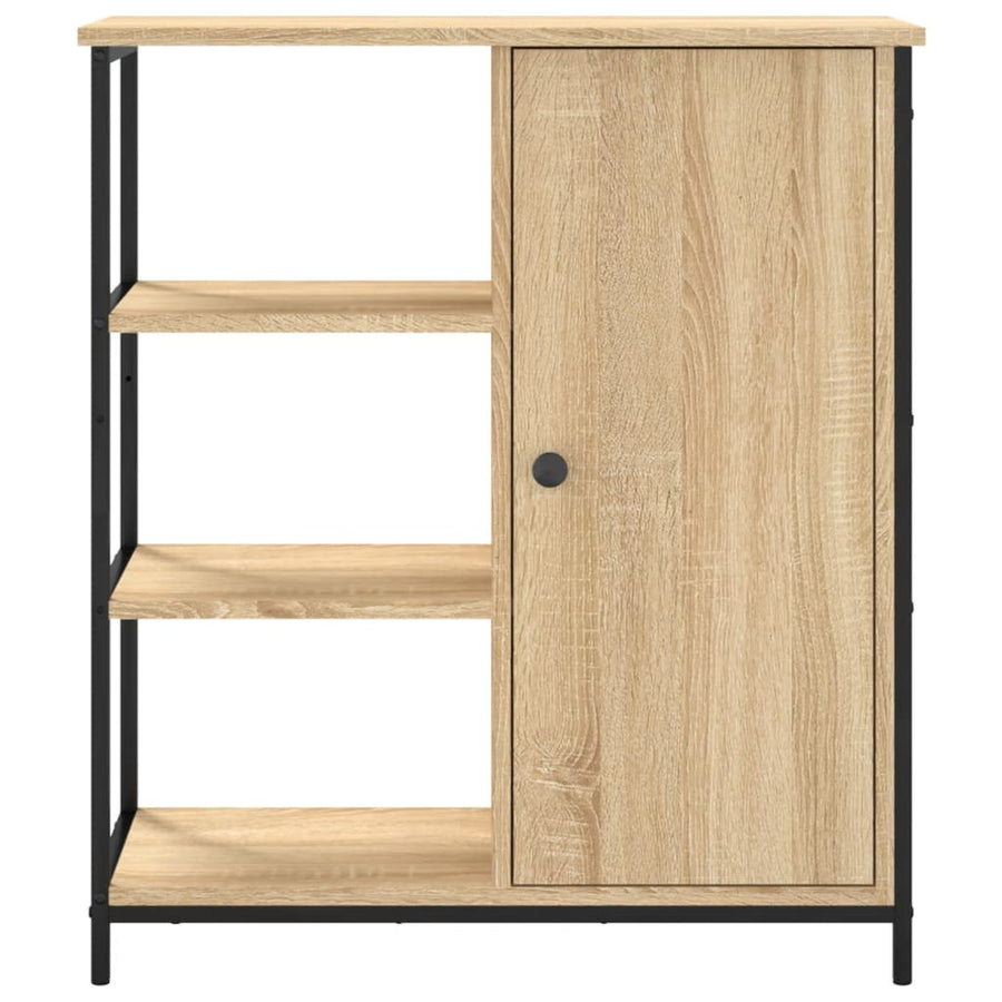 Dressoir 70X30X80 Cm Bewerkt Hout Sonoma Eikenkleurig