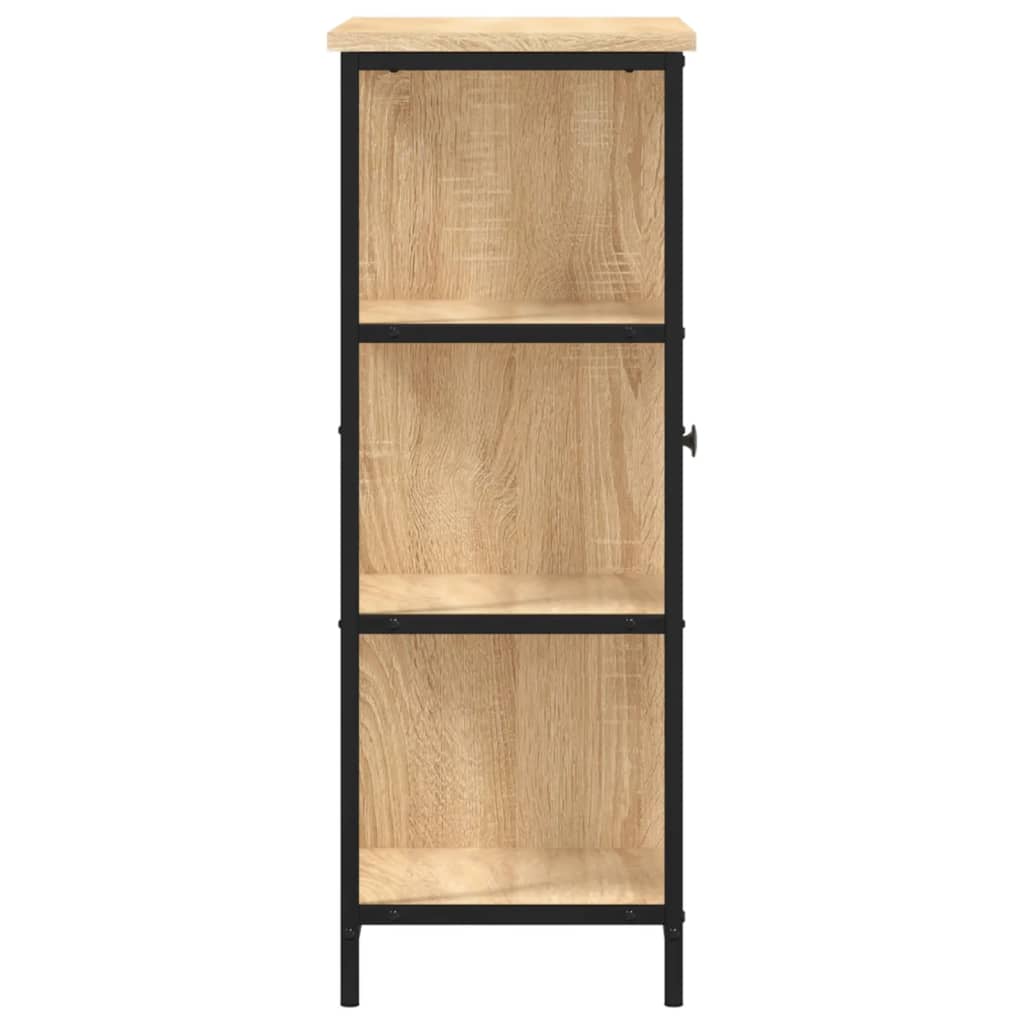 Dressoir 70X30X80 Cm Bewerkt Hout Sonoma Eikenkleurig