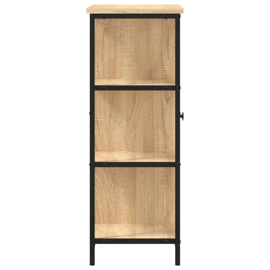 Dressoir 70X30X80 Cm Bewerkt Hout Sonoma Eikenkleurig