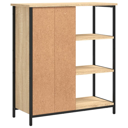 Dressoir 70X30X80 Cm Bewerkt Hout Sonoma Eikenkleurig