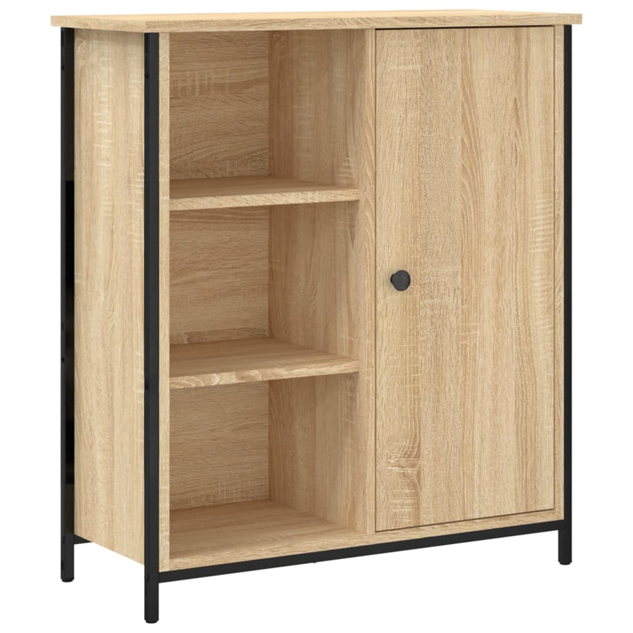 Dressoir 70X30X80 Cm Bewerkt Hout Kleurig Sonoma eiken