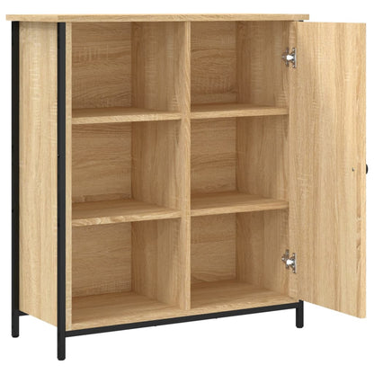 Dressoir 70X30X80 Cm Bewerkt Hout Kleurig Sonoma eiken