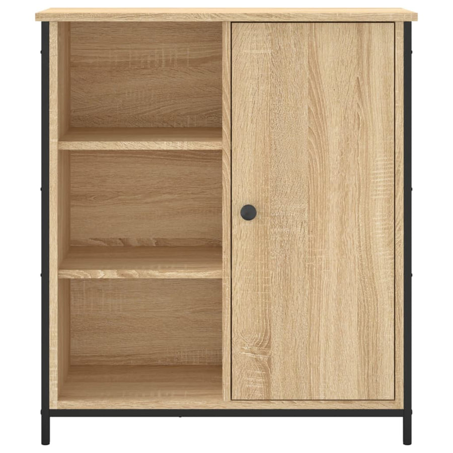 Dressoir 70X30X80 Cm Bewerkt Hout Kleurig Sonoma eiken