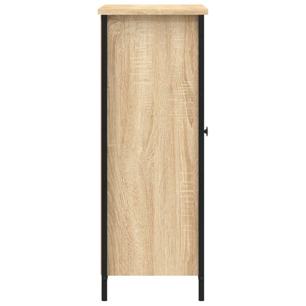 Dressoir 70X30X80 Cm Bewerkt Hout Kleurig Sonoma eiken