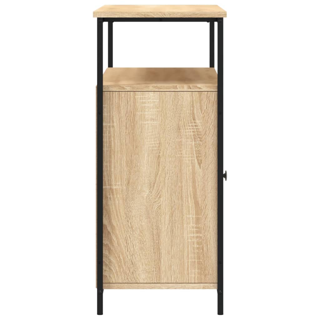 Dressoir 100X35X80 Cm Bewerkt Hout Sonoma Eikenkleurig