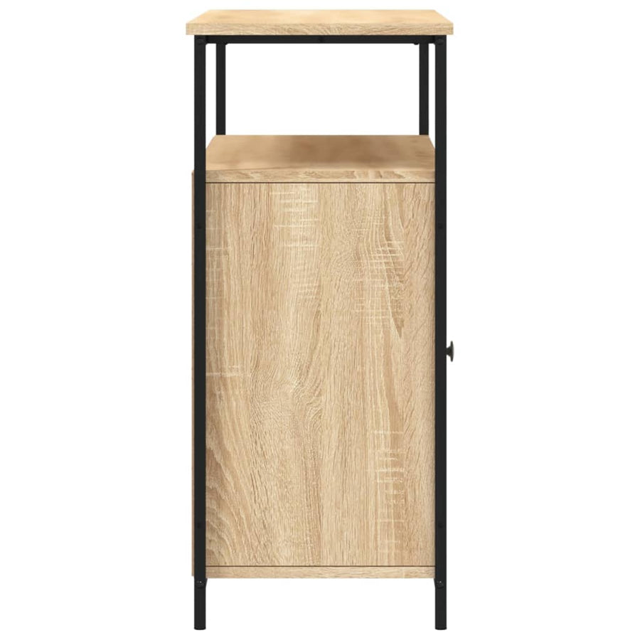 Dressoir 100X35X80 Cm Bewerkt Hout Sonoma Eikenkleurig