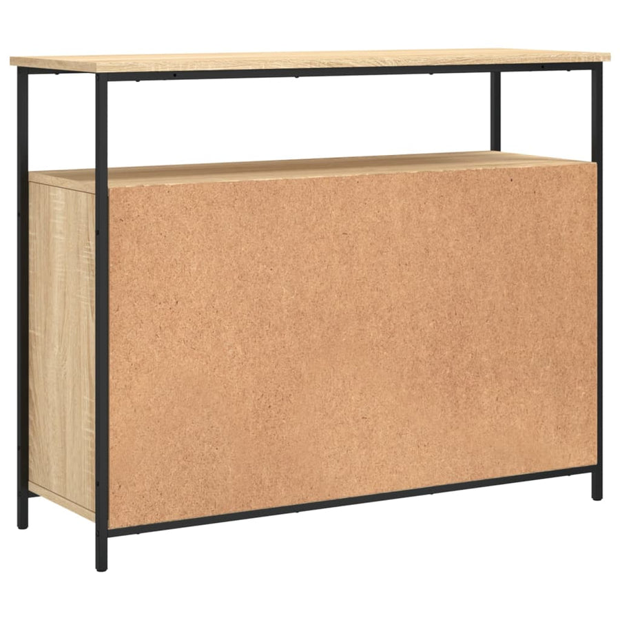 Dressoir 100X35X80 Cm Bewerkt Hout Sonoma Eikenkleurig