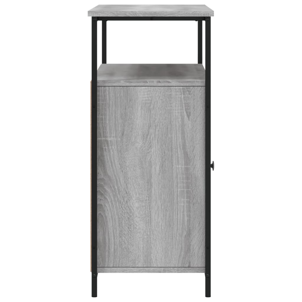 Dressoir 100X35X80 Cm Bewerkt Hout Grijs Sonoma