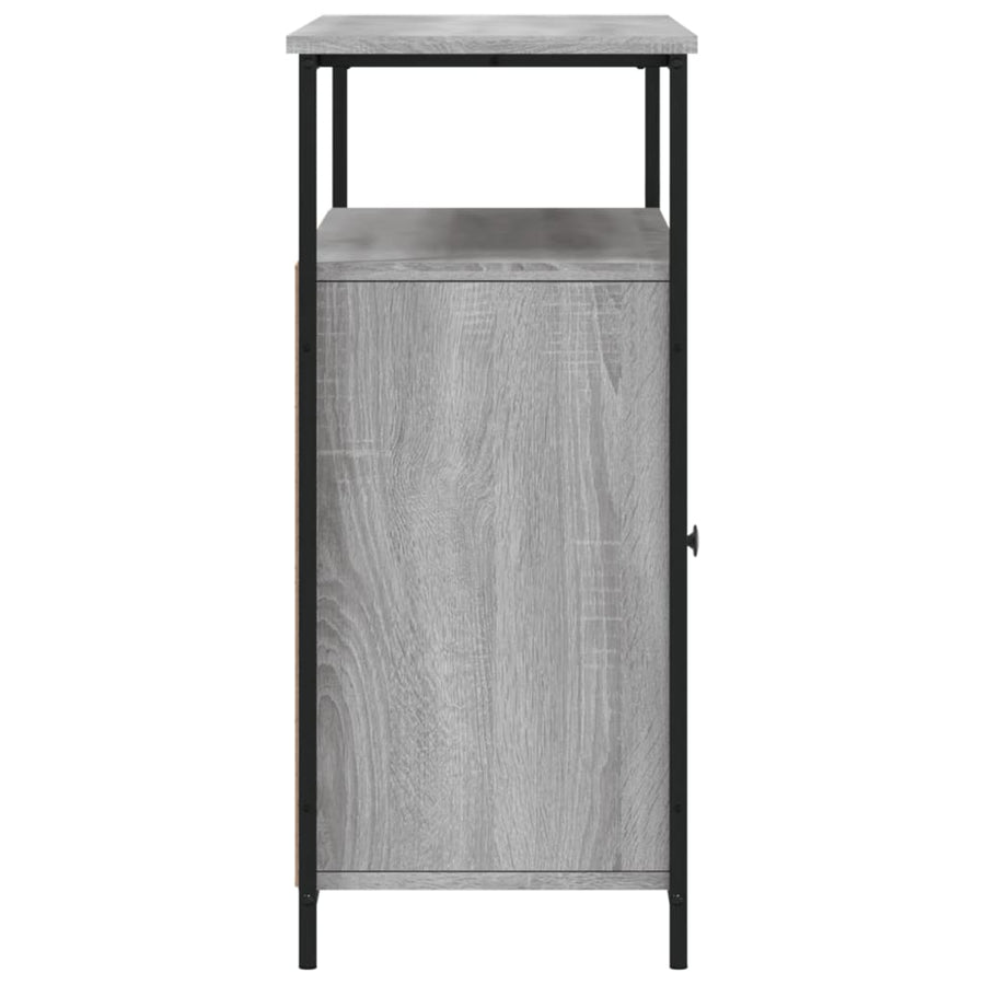 Dressoir 100X35X80 Cm Bewerkt Hout Grijs Sonoma