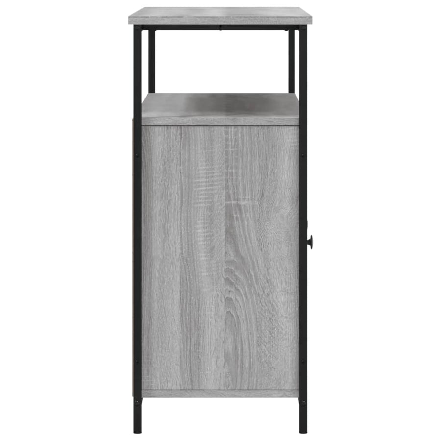 Dressoir 100X35X80 Cm Bewerkt Hout Grijs Sonoma