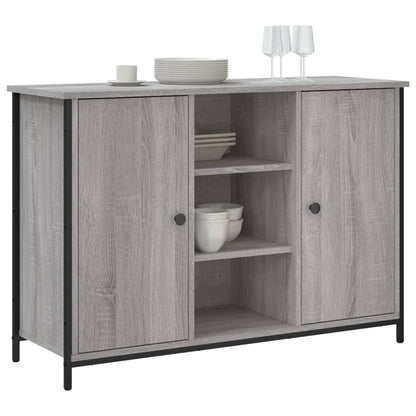 Dressoir 100X35X70 Cm Bewerkt Hout Grijs Sonoma