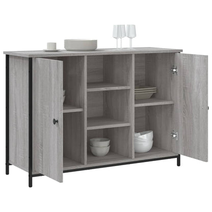 Dressoir 100X35X70 Cm Bewerkt Hout Grijs Sonoma