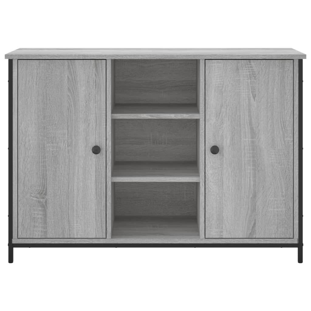 Dressoir 100X35X70 Cm Bewerkt Hout Grijs Sonoma