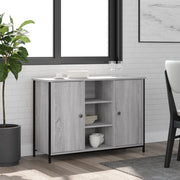 Sideboard 100x35x70 cm engineered wood grey sonoma