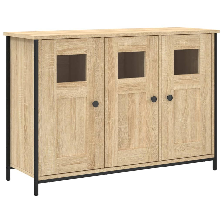 Dressoir 100X35X70 Cm Bewerkt Hout Kleurig Sonoma eiken