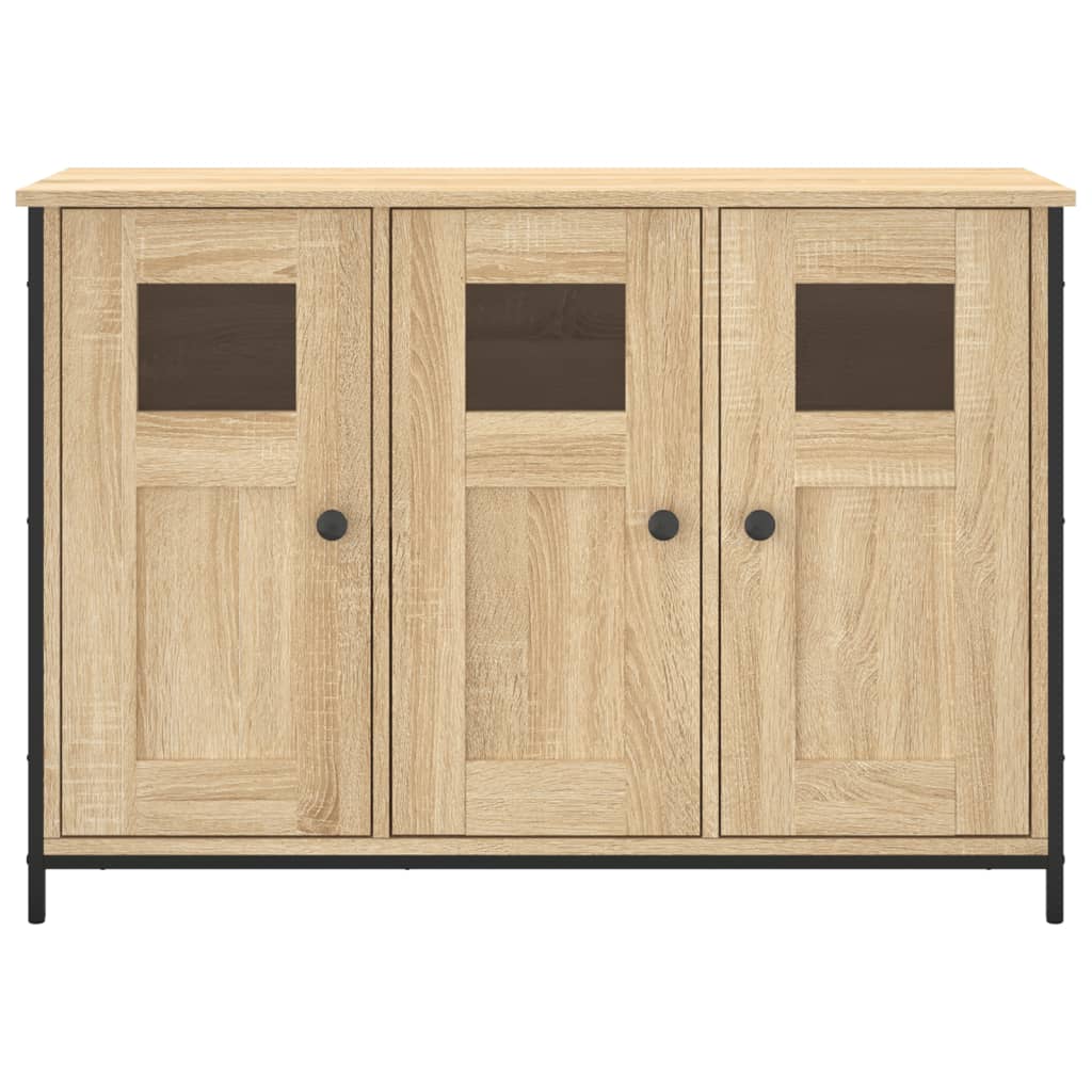 Dressoir 100X35X70 Cm Bewerkt Hout Kleurig Sonoma eiken