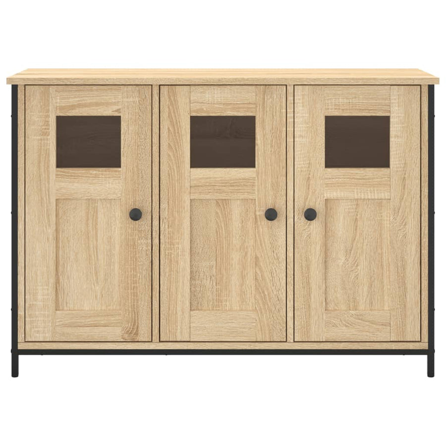 Dressoir 100X35X70 Cm Bewerkt Hout Kleurig Sonoma eiken