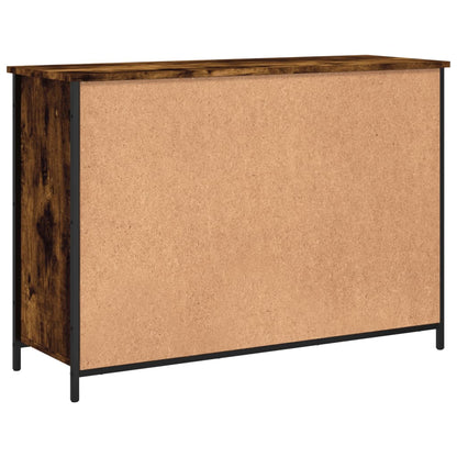 Dressoir 100X35X70 Cm Bewerkt Hout Kleurig Gerookt eiken