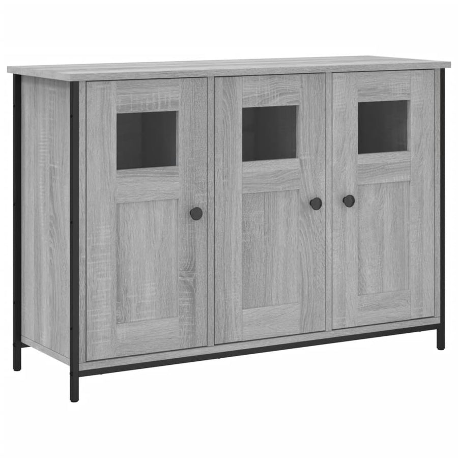 Dressoir 100X35X70 Cm Bewerkt Hout Grijs sonoma