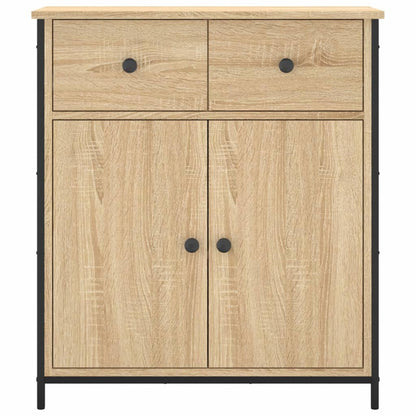 Dressoir 70X30X80 Cm Bewerkt Hout Sonoma Eikenkleurig