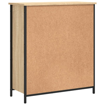 Dressoir 70X30X80 Cm Bewerkt Hout Sonoma Eikenkleurig