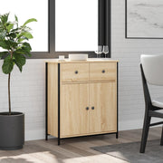 Sideboard 70x30x80 cm engineered wood Sonoma oak-coloured