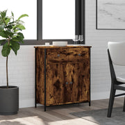 Sideboard 70x30x80 cm engineered wood smoked oak-colored