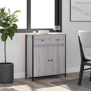 Sideboard 70x30x80 cm engineered wood grey sonoma