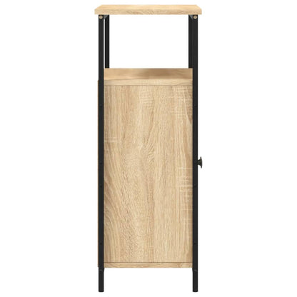 Dressoir 70X30X80 Cm Bewerkt Hout Sonoma Eikenkleurig