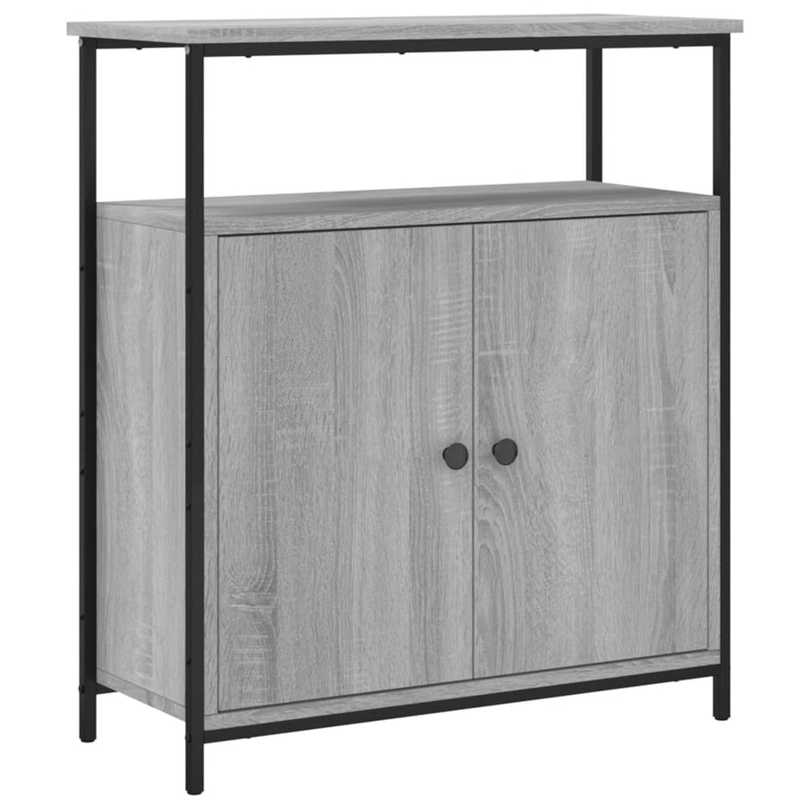 Dressoir 70X30X80 Cm Bewerkt Hout Grijs sonoma