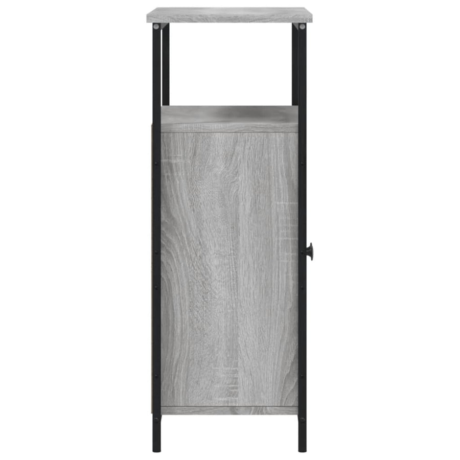 Dressoir 70X30X80 Cm Bewerkt Hout Grijs sonoma