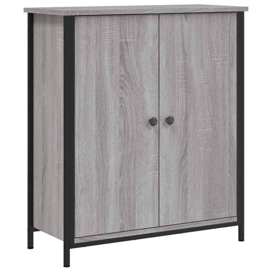 Dressoir 70X30X80 Cm Bewerkt Hout Grijs sonoma