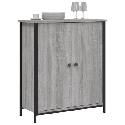 Dressoir 70X30X80 Cm Bewerkt Hout Grijs sonoma