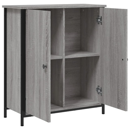 Dressoir 70X30X80 Cm Bewerkt Hout Grijs sonoma