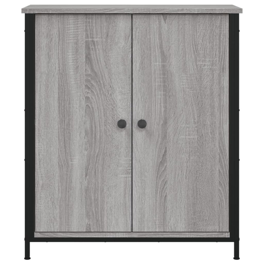 Dressoir 70X30X80 Cm Bewerkt Hout Grijs sonoma