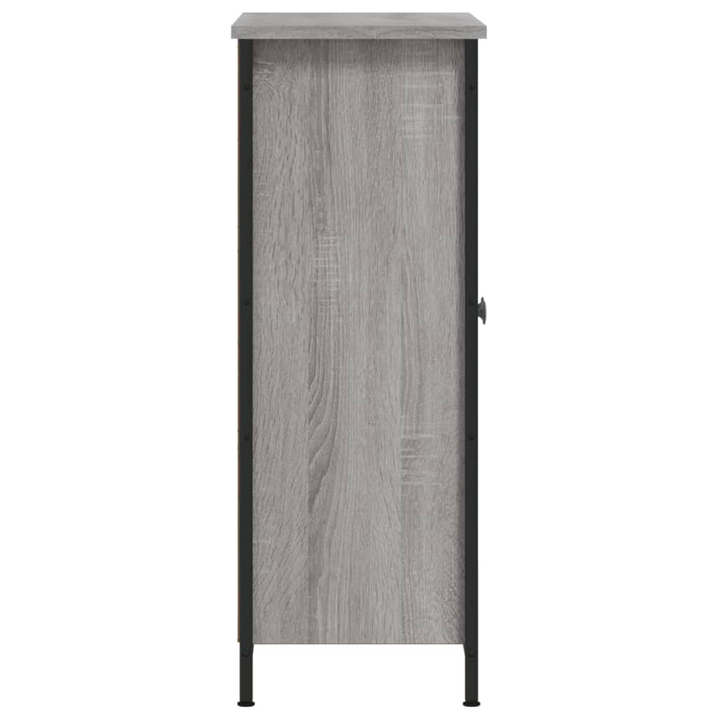 Dressoir 70X30X80 Cm Bewerkt Hout Grijs sonoma